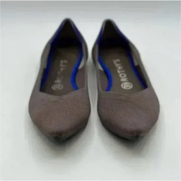 Rothy’s The Point Flat Mink Dusty Purple Shoes Retired Color - Size 8 - Picture 4 of 11